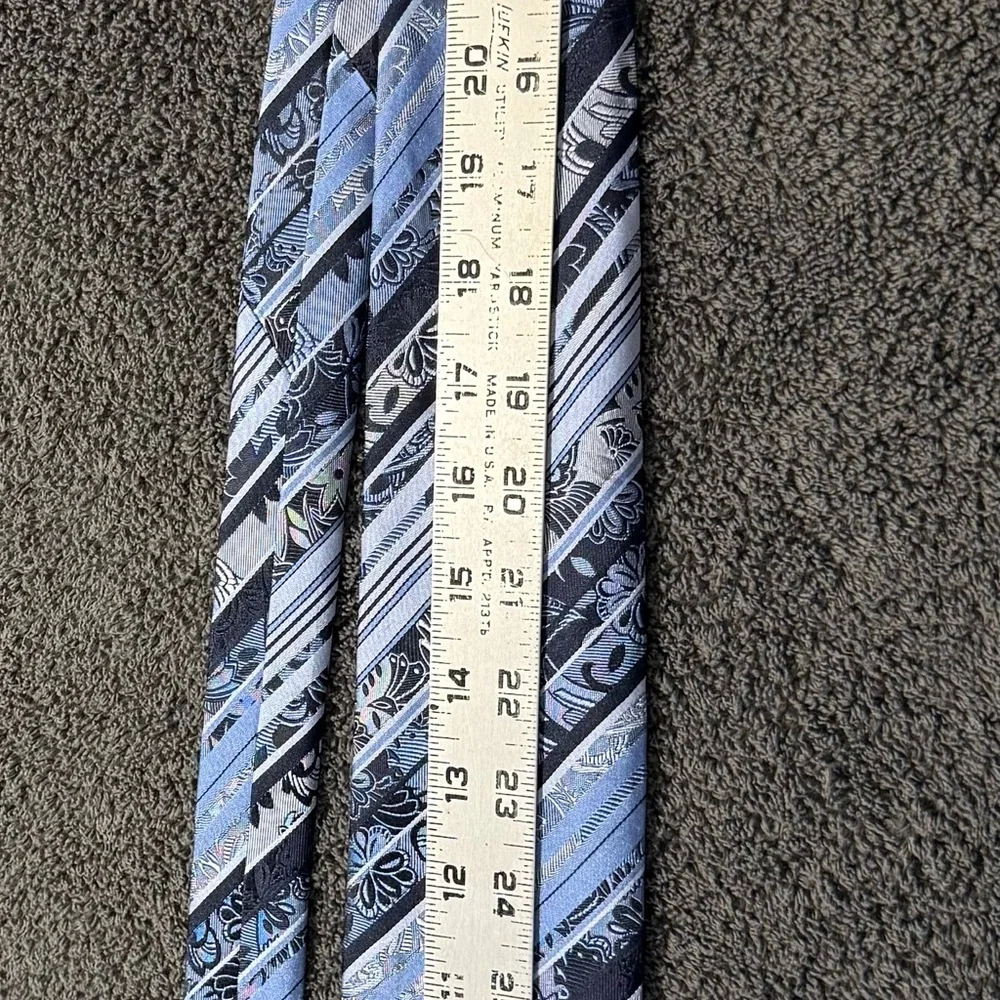 XMI for Von Maur Striped Blue and‎ Gray Tie